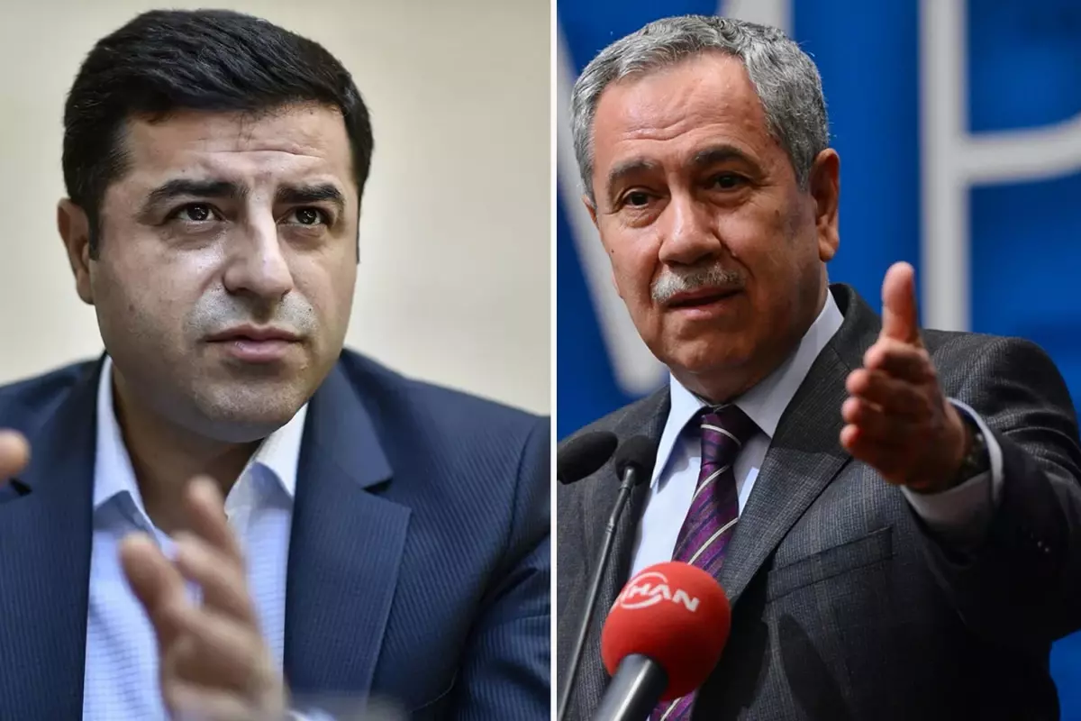 Bu sefer de Bülent Arınç, Demirtaş'ı yalanladı: Çarpıtma ve uydurma yoktur