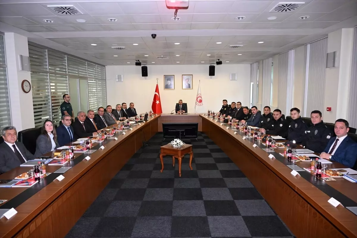 Edirne'de Sınır Kapıları Koordinasyon Toplantısı Gerçekleşti