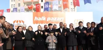 Erzurum'da Yeni Halk Pazarı Açıldı