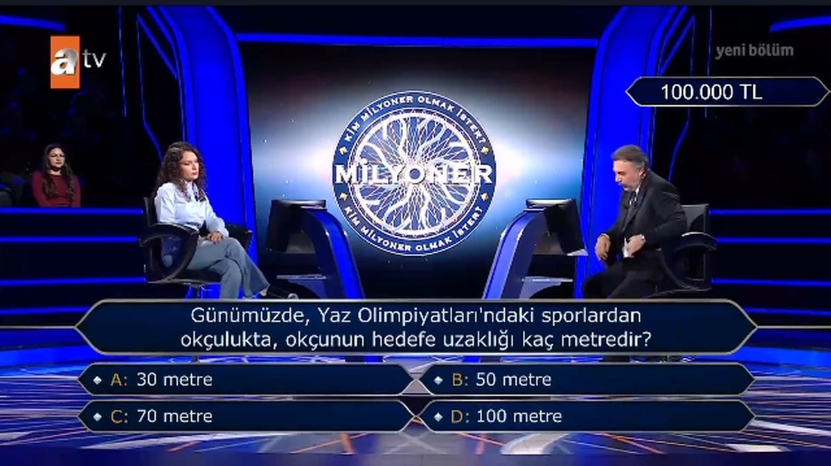 Günümüzde Yaz Olimpiyatları'ndaki sporlardan okçulukta okçunun hedefe uzaklığı kaç metredir?