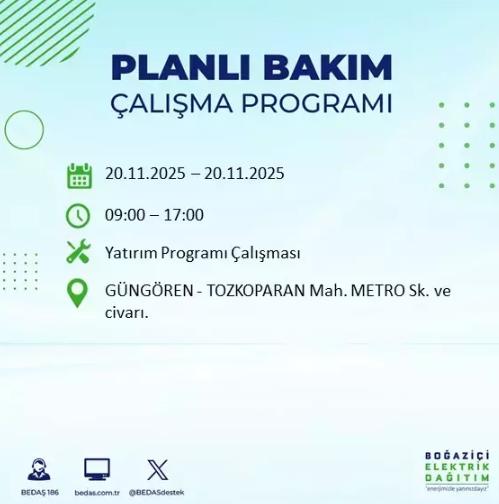 İstanbul elektrikler neden gitti?