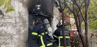 Lüleburgaz'da Metruk Evde Yangın