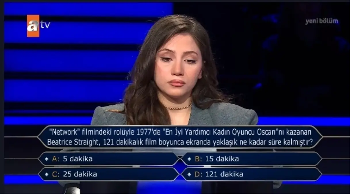 "Network" filmindeki rolüyle 1977'de "En İyi Yardımcı Kadın Oyuncu Oscarı"nı kazanan Beatrice Straight, 12...