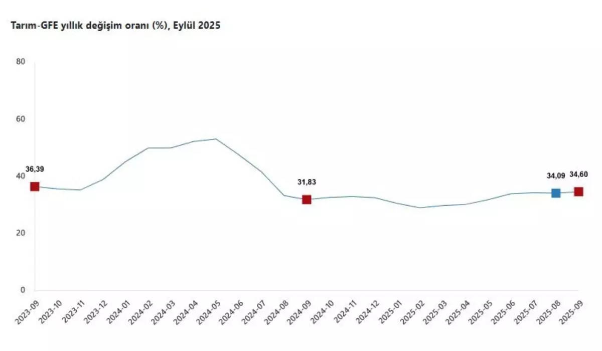 Tarımsal Girdi Fiyatları Eylülde Yüzde 34,60 Arttı