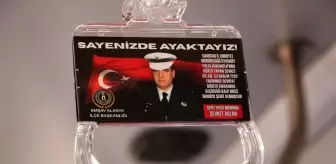 Alanya'da şehitlerin ismi halk otobüslerinde yaşatılıyor
