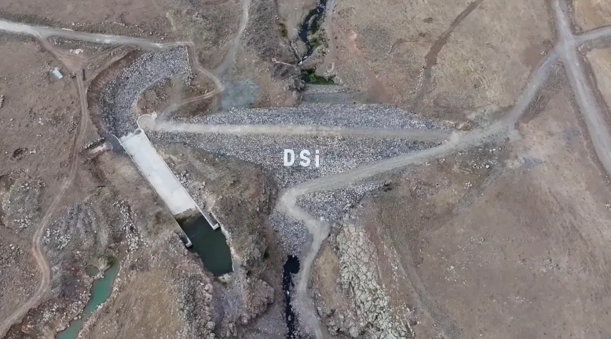 Ağrı Taşlıçay Derecek Barajı'nda Su Tutma İşlemi Tamamlandı