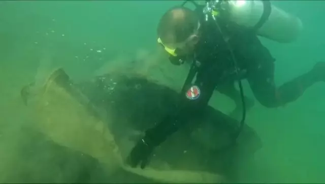 What was pulled from the dam was chilling! It was immediately taken out and burned