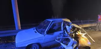 Bilecik'te Park Halindeki Araca Çekici Çarptı: 1 Yaralı