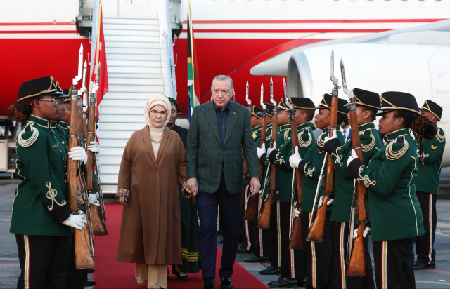 President Erdoğan arrived in South Africa for the G20 Leaders Summit