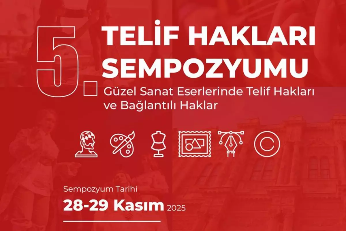 'Güzel Sanat Eserlerinde Telif Hakları' sempozyum masasında