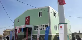 Hatay'da Deprem Sonrası Yeniden İnşa Edilen Cami Açıldı