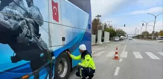 Muş'ta Kış Lastiği Denetimi Gerçekleştirildi