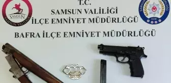 Bafra'da Silahla Havaya Ateş Açan Zanlı Yakalandı