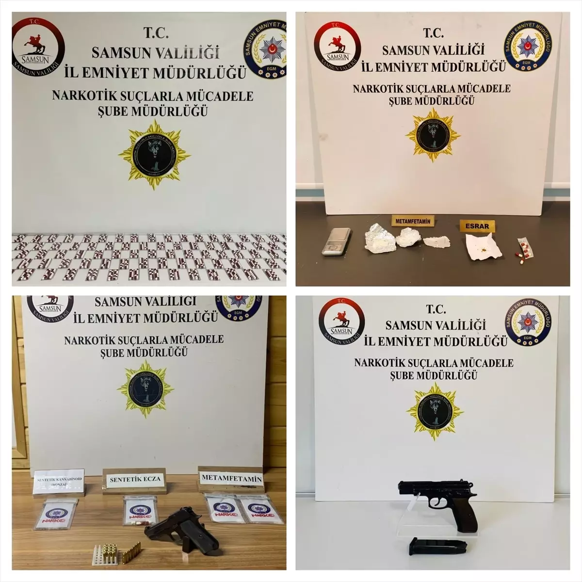 Samsun'da Uyuşturucu Operasyonu: 5 Gözaltı