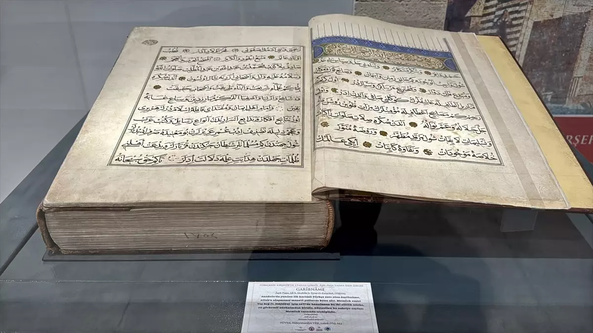 Kırşehir'de Aşık Paşa Yazma Eser Sergisi Açıldı