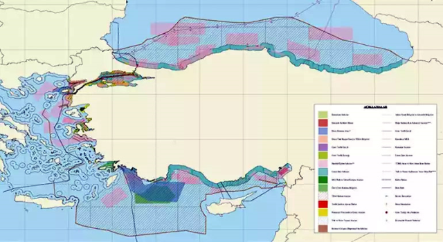 Turkey's DMP challenge to Greece! They updated the map, the reaction was strong