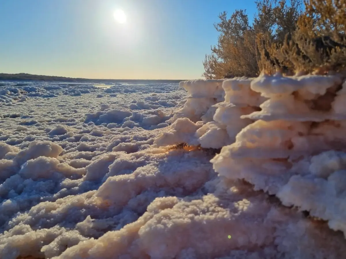 Tuz Gölü'nde Kuraklık Sonrası Oluşan Tuz Kütleleri Görsel Şölene Dönüştü