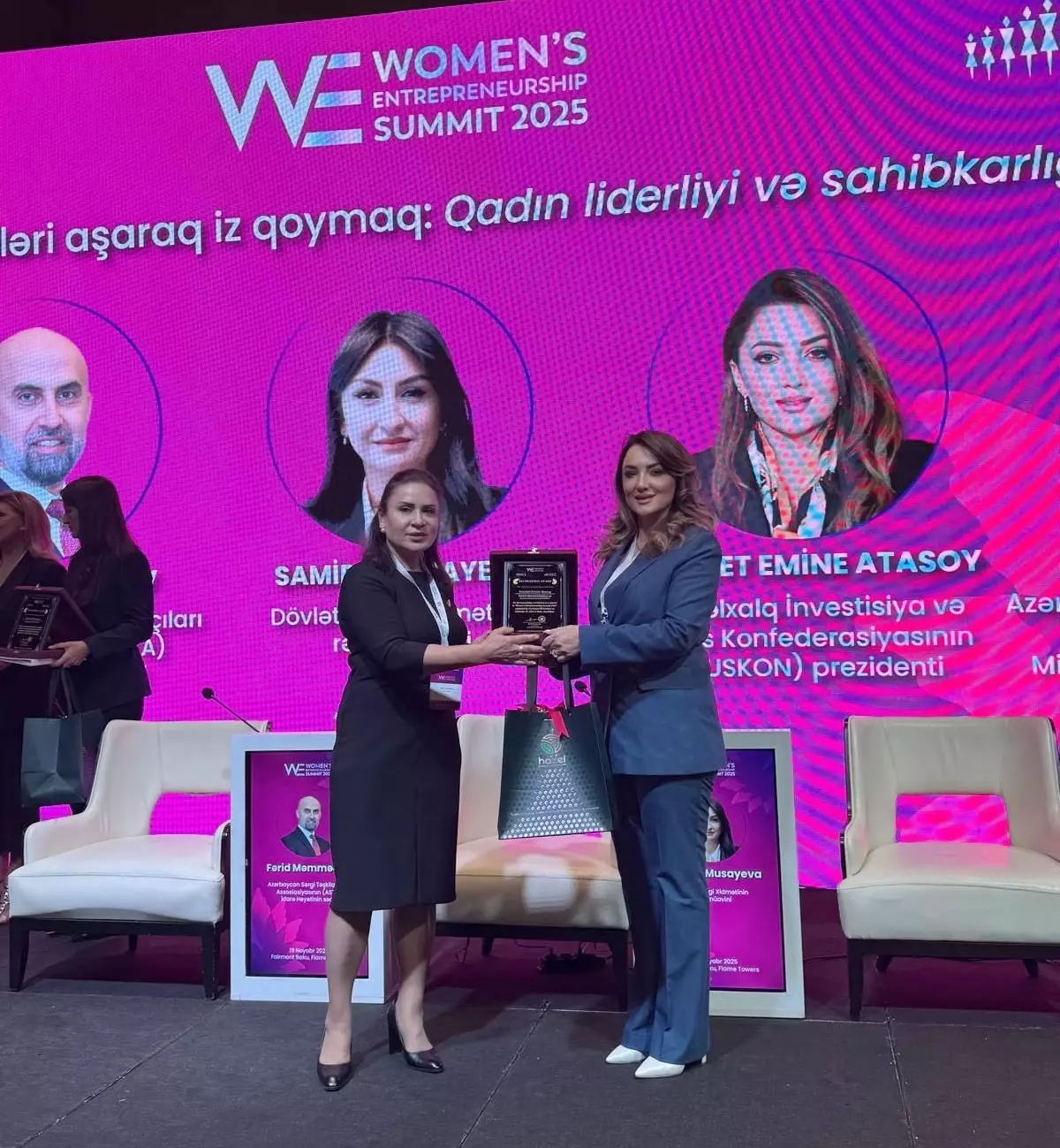 Nezaket Emine Atasoy, 'Yılın Başarılı İş Kadını' Ödülünü Aldı