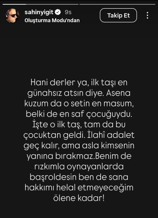 Director Şahin Yiğit fiercely criticized Evrim Akın: I will not forgive you