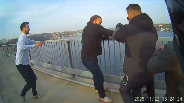 They rescued a person who wanted to commit suicide on the 15 July Martyrs Bridge