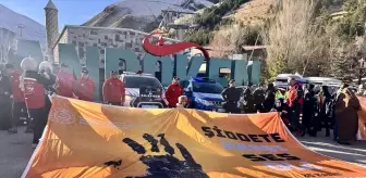 Erzurum'da Kadına Yönelik Şiddete Karşı Yürüyüş