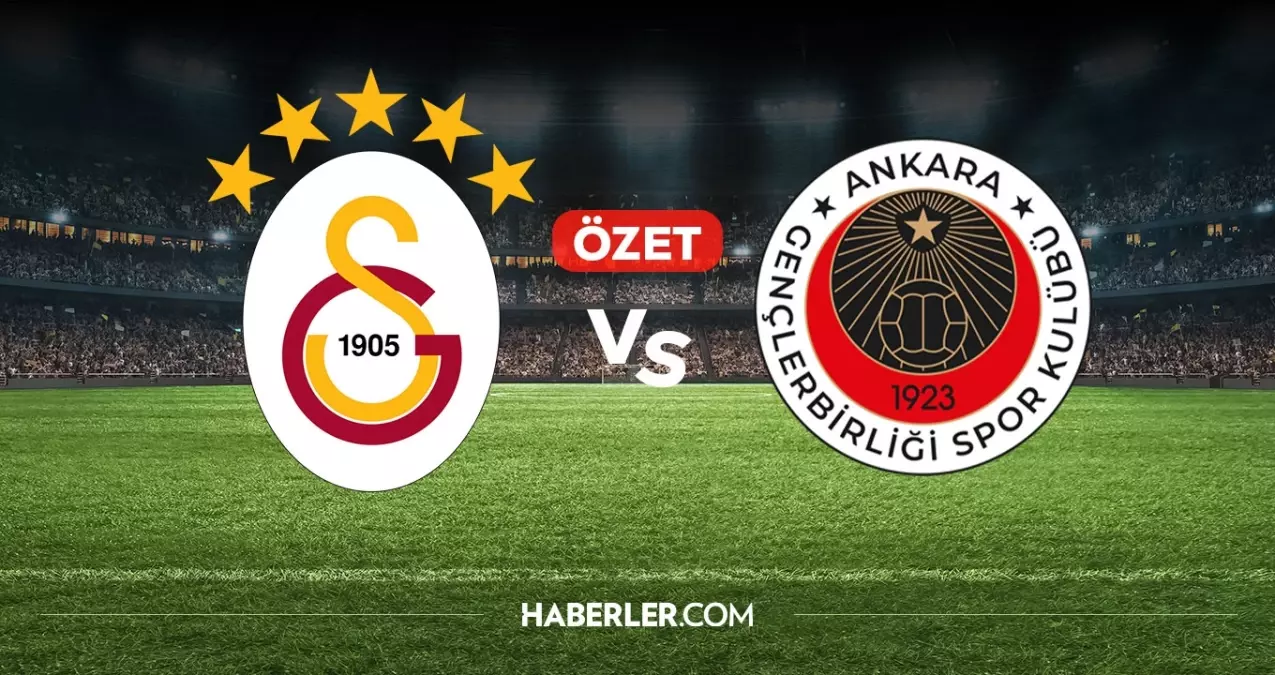 Galatasaray Gençlerbirliği maç özeti ve golleri! (ÖZET) Galatasaray Gençlerbirliği kaç kaç bitti, golleri kim attı?