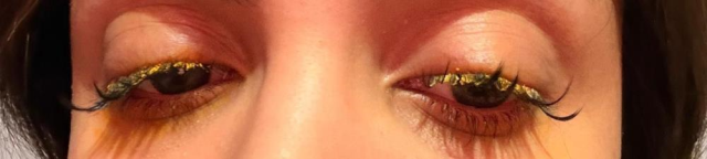 I was almost going blind while trying to beautify myself