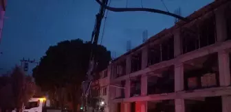 Manisa'da İnşaatta Elektrik Akımına Kapılan Vinç Operatörü Hayatını Kaybetti