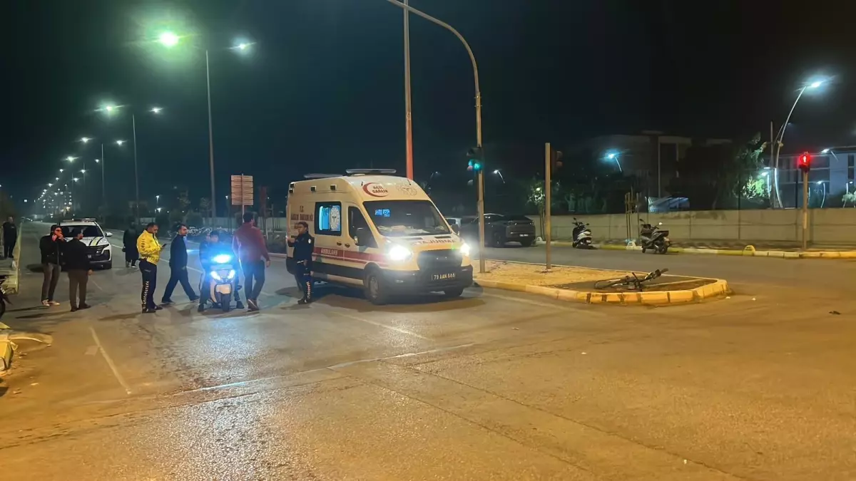 Kilis'te Bisikletli Genç Hayatını Kaybetti