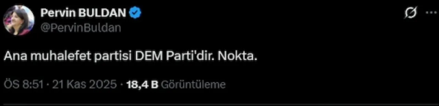 Pervin Buldan's post that will shake things up regarding CHP! Deleted shortly after