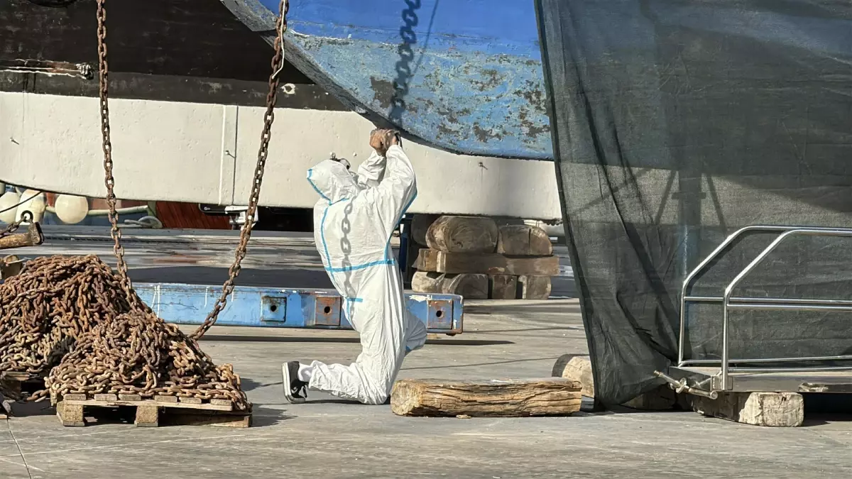 Bodrum'da Yat Bakım Sezonu Hızla Başladı