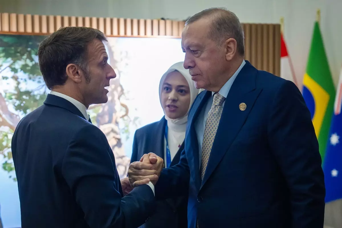 Cumhurbaşkanı Erdoğan, G20 Zirvesi'nde Macron ile görüştü! İşte masadaki konular