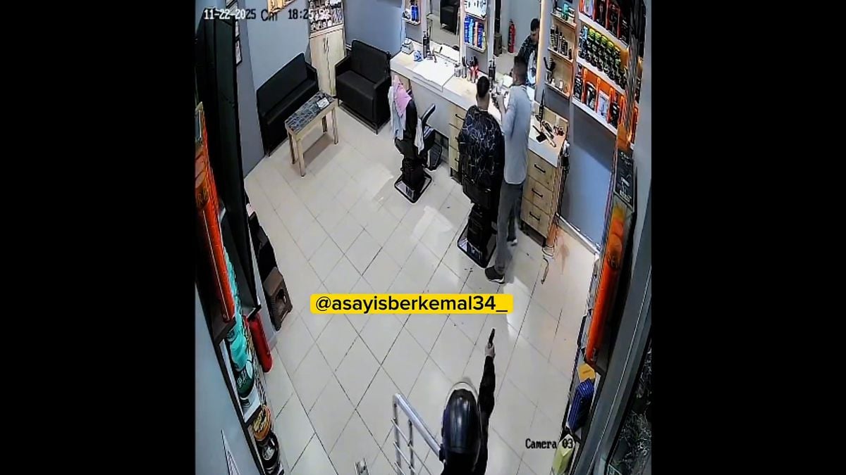 Dükkana girip berbere kurşun yağdırdı! Dehşet anları kamerada
