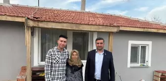 Edirne'de Yaşlı Kadına Ev Yaptırıldı