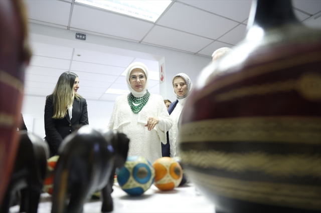 Emine Erdoğan visited the Yunus Emre Institute in South Africa