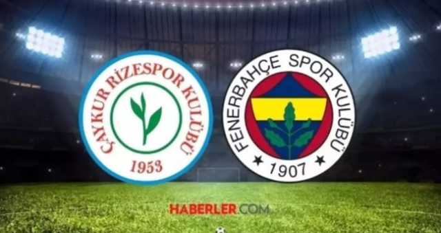 Fenerbahçe maçı hangi kanalda? Fenerbahçe Rizespor maçını hangi kanal veriyor, nerede izlenir?