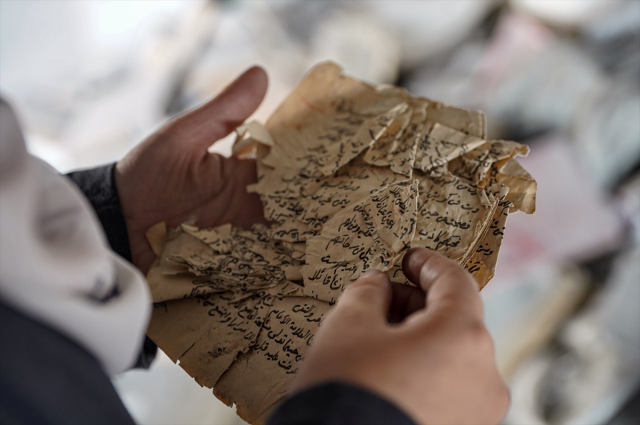 Collection of treasures found in the rubble of Gaza