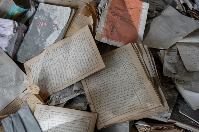 Collection of treasures found in the rubble of Gaza