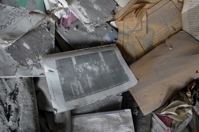 Collection of treasures found in the rubble of Gaza