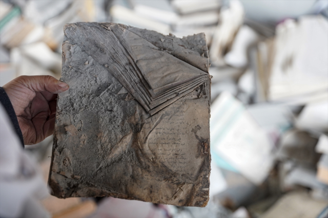 Collection of treasures found in the rubble of Gaza