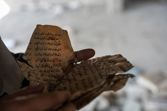 Collection of treasures found in the rubble of Gaza