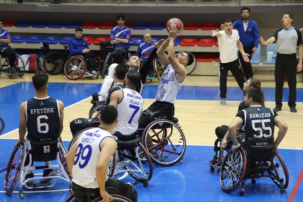 Karabük Demir Kartalspor, Tekerlekli Sandalye Basketbol Süper Ligi'nde İzmir'i Yendi