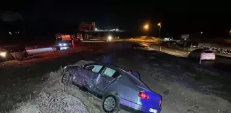 Uşak'ta iki otomobilin çarpıştığı kazada 10 kişi yaralandı