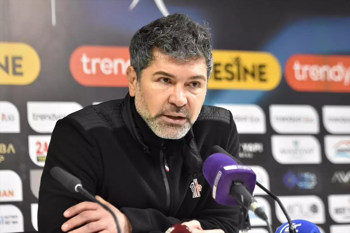 Vanspor'un Teknik Direktörü Hakan Kutlu: 'Takımımız mücadele ruhunu gösterdi'