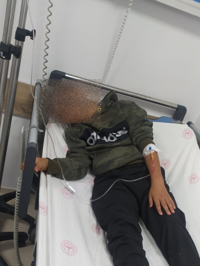 Made a toast with sausage bought from a chain store, became ill with his son