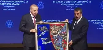 Bakan Tekin'den Cumhurbaşkanı Erdoğan'a 24 Kasım hediyesi