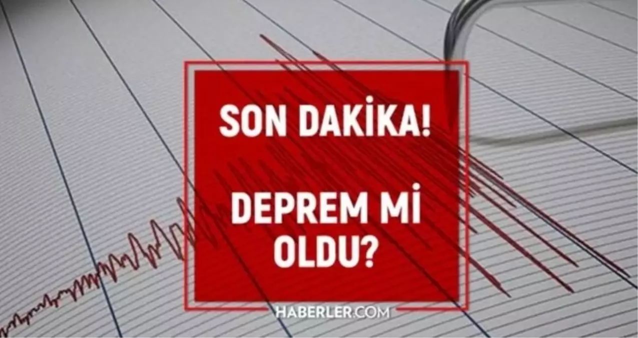 Bursa'da deprem mi oldu? SON DAKİKA! 24 Kasım Bursa'da az önce nerede deprem oldu?