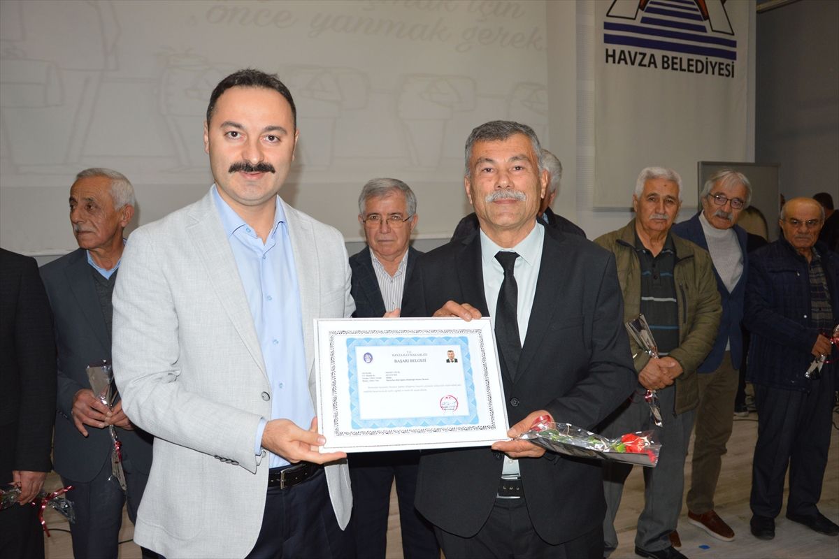 Havza'da 24 Kasım Öğretmenler Günü kutlandı