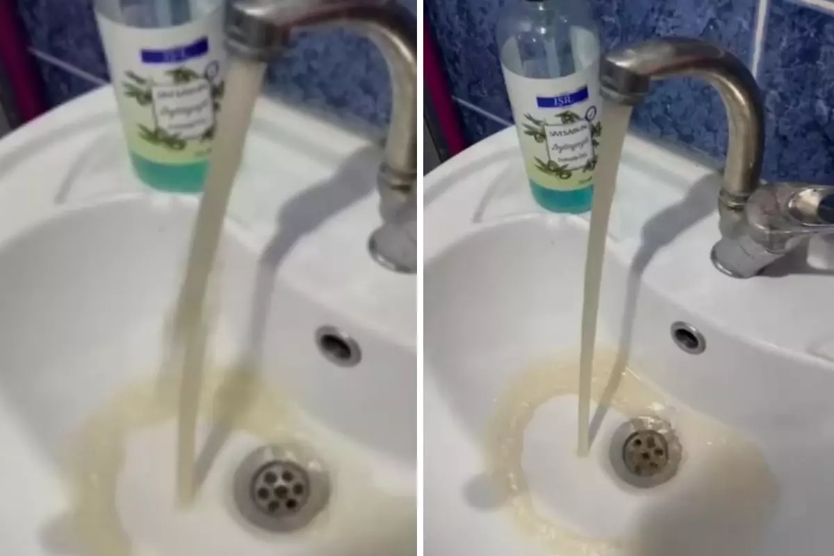 Vatandaşlar isyan etti! Su değil çamur akıyor