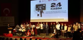Karabük'te 24 Kasım Öğretmenler Günü kutlandı